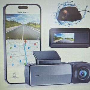 4K Dash Cam Front and Rear, Dual Dash Camera for Cars 4K+1080P Dashboard Car Cam